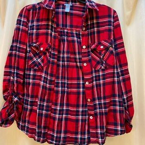 Charlotte Russe Plaid Flannel